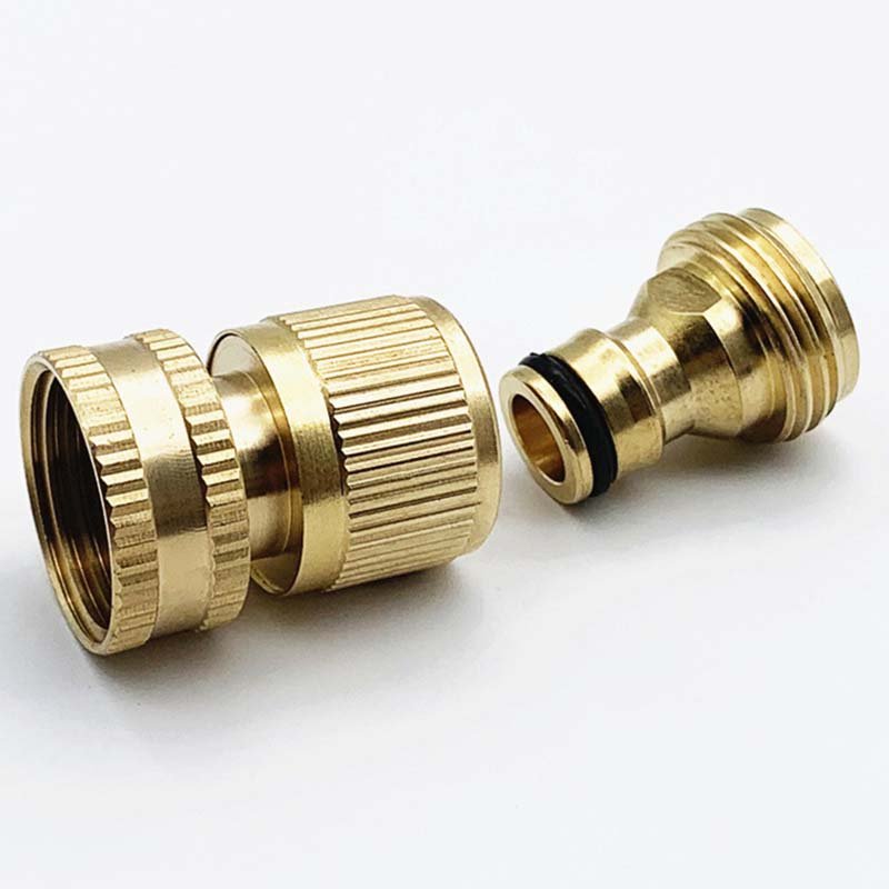 3/4" Brass Quick Connect Fitting – Rust-Proof, Leak-Free, Universal - Image 2