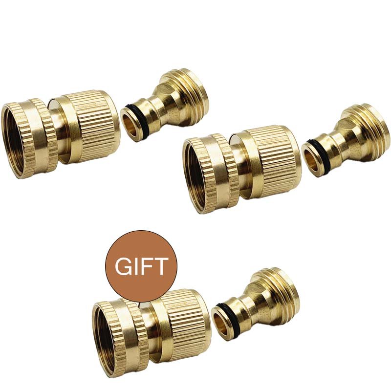 3/4" Brass Quick Connect Fitting – Rust-Proof, Leak-Free, Universal - Image 3