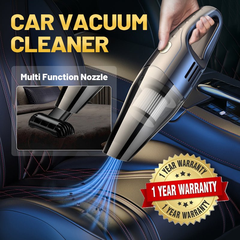 Multifunctional Car Vacuum – Strong suction, blow & inflate.