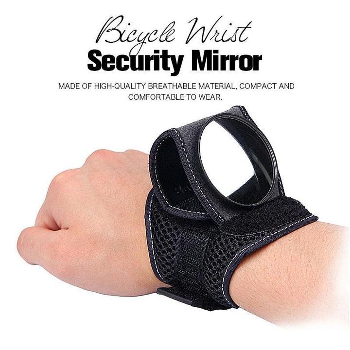Bicycle wrist safety rear-view mirror - Image 2