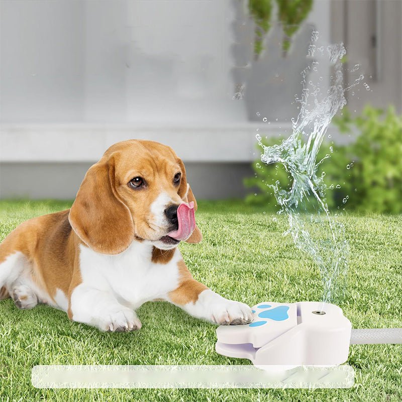 Dog Paw-Activated Water Fountain