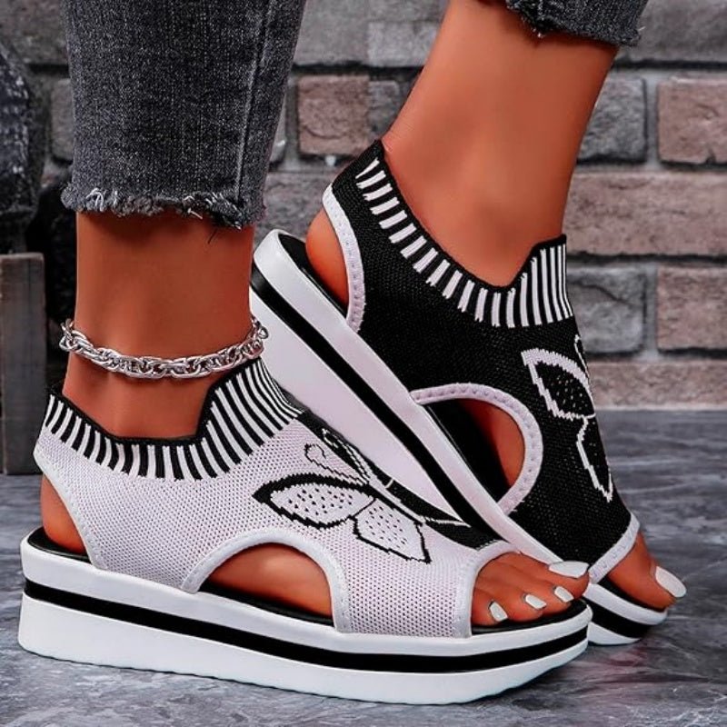 Women's Casual Peep-Toe Platform Beach Sandals - Image 2
