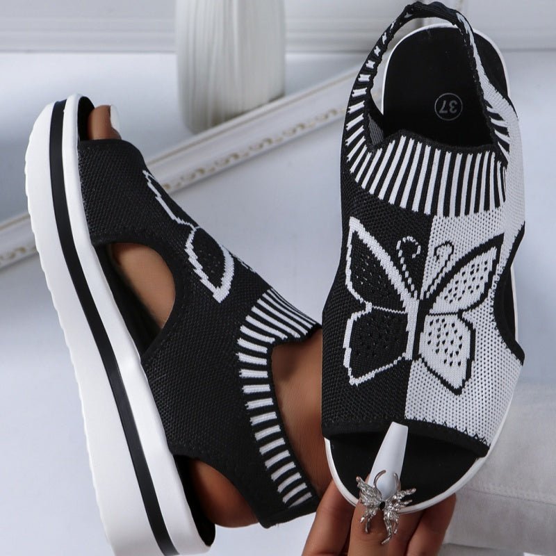 Women's Casual Peep-Toe Platform Beach Sandals - Image 3