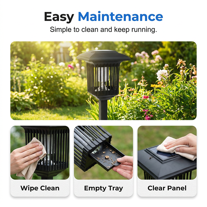 Solar Powered 2-in-1 Mosquito Zapper & Garden Light - Image 3