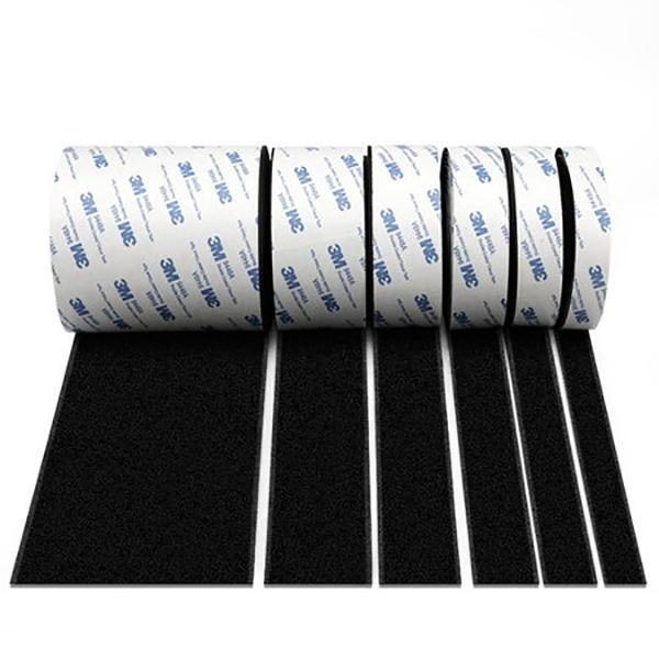 9-meter self-adhesive hook-and-loop tape (back side)
