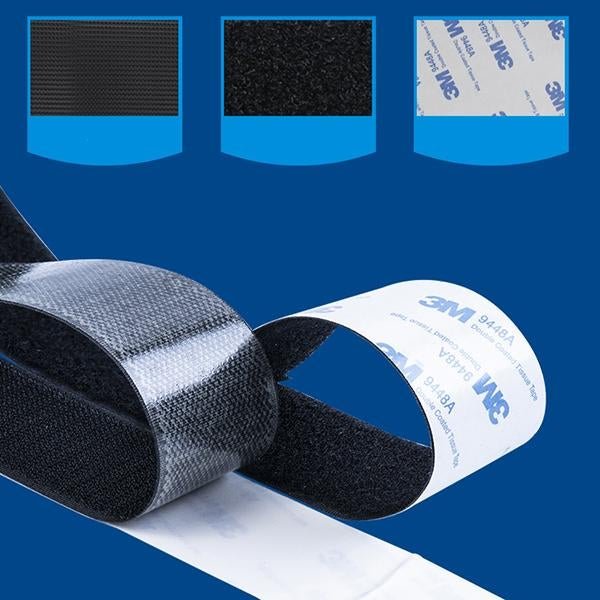 9-meter self-adhesive hook-and-loop tape (back side) - Image 2