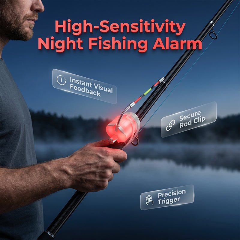 Electronic Fishing Bite Alarm – Instant Light & Sound Alert
