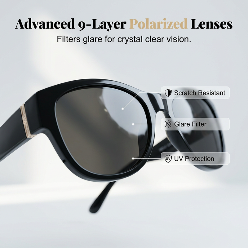 Women's Large Frame Fit-Over Sunglasses - Image 2