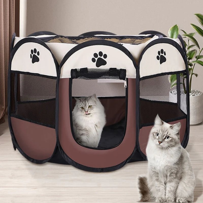 Summer Pet Portable Playpen – Lightweight, Foldable, Safe Outdoor Fun