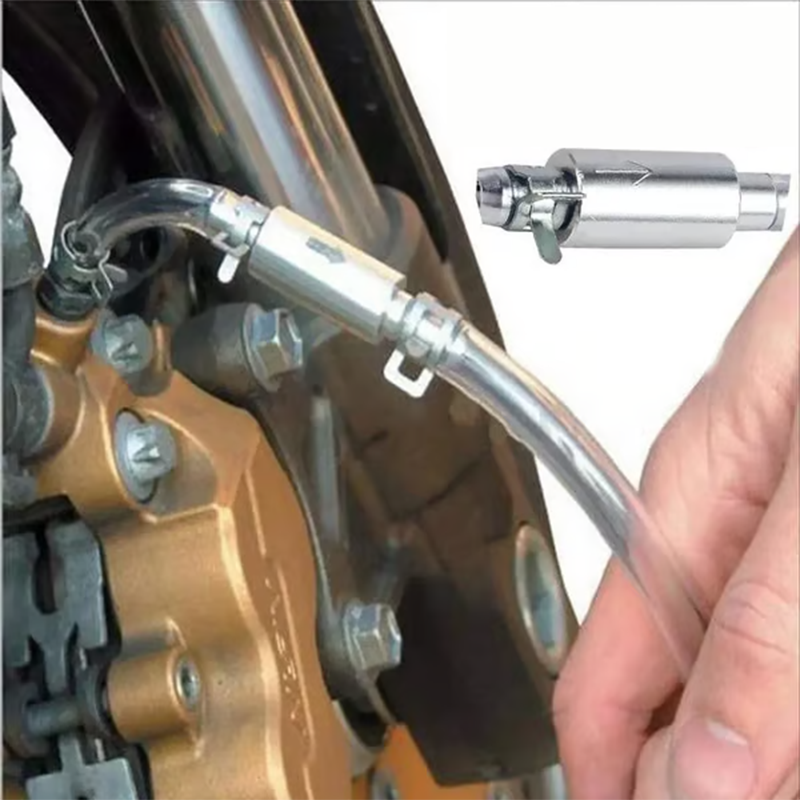 One-way brake bleeder hose – no air backflow