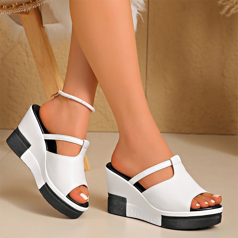 Women's Elegant Platform Wedge Sandals - Image 3