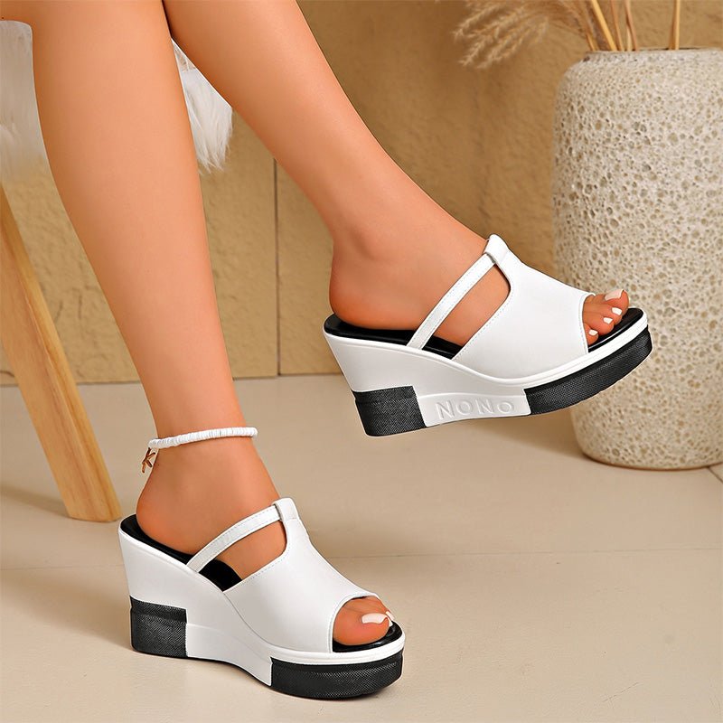 Women's Elegant Platform Wedge Sandals - Image 2