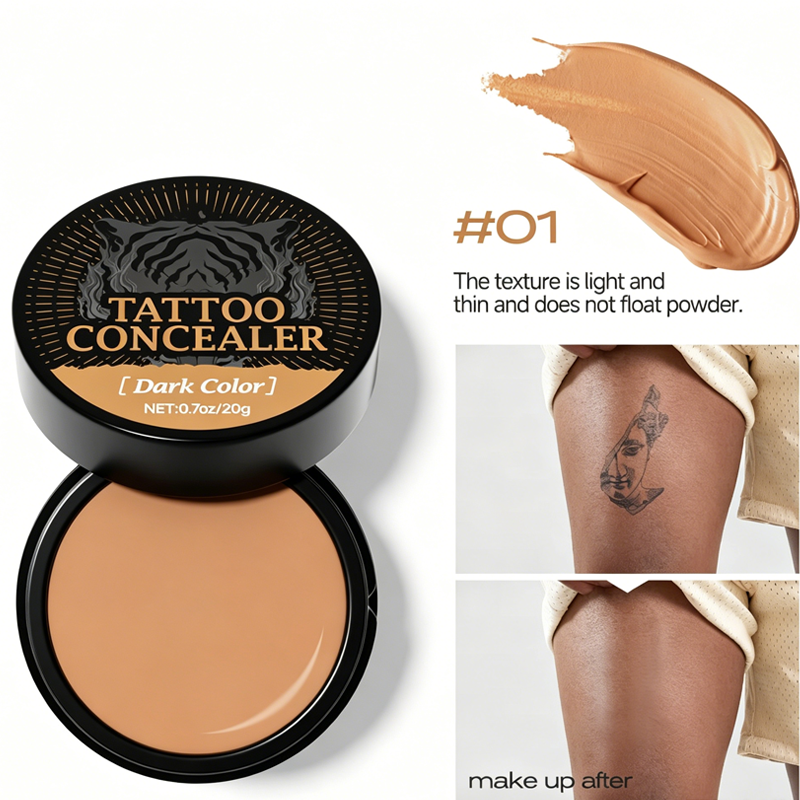 Waterproof Scar Concealer – Dual‐shade custom match, covers scars & birthmarks. Sweat‐proof, all‐day wear. - Image 3