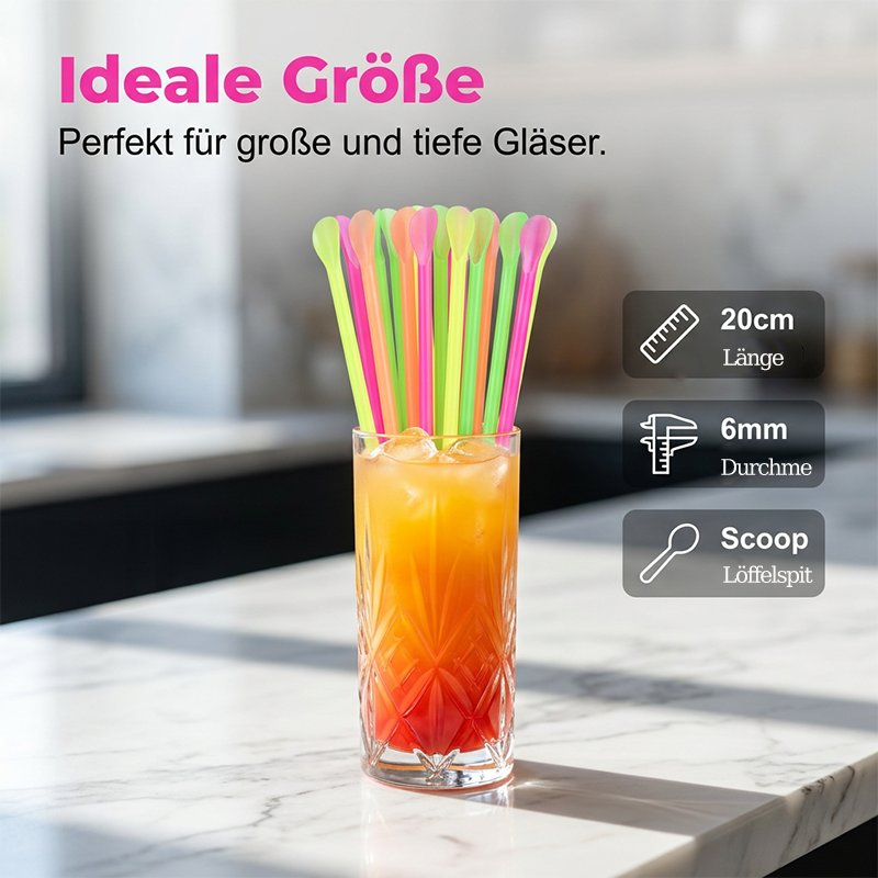 2-In-1 Spoon Straws - Image 2