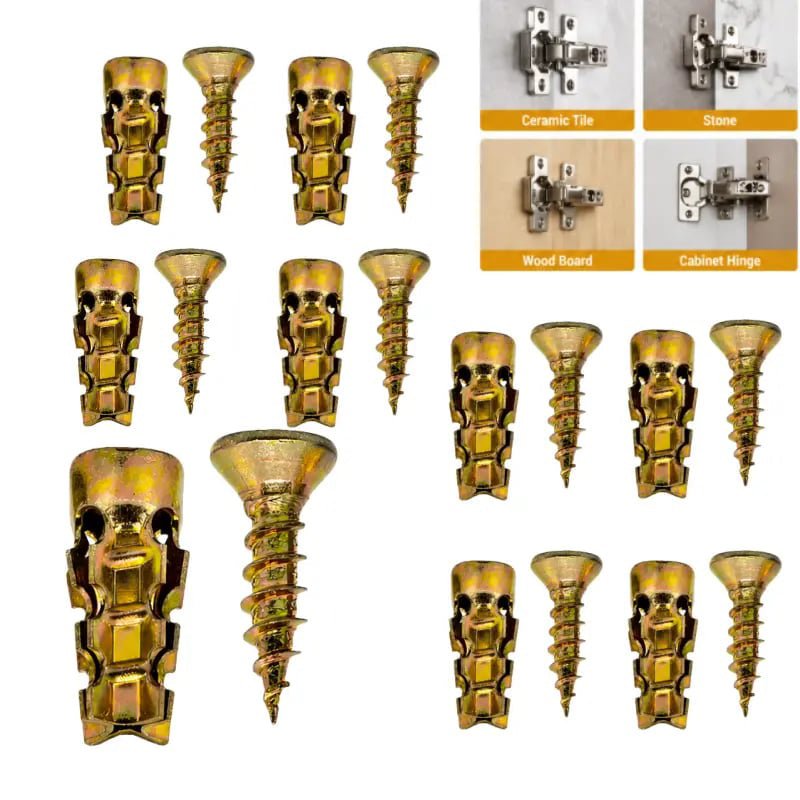 Reliable Plasterboard Screw Anchors — No More Loose Fixings | No More Fallen Shelves