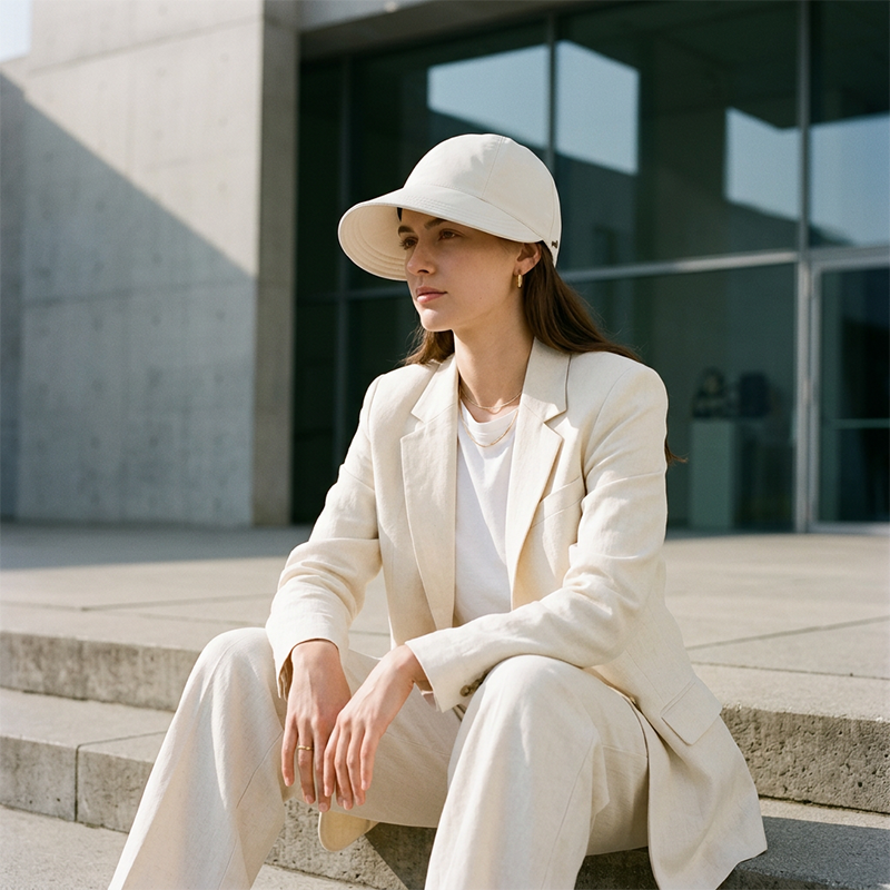 Women's Breathable Adjustable Ponytail Sun Hat - Image 2