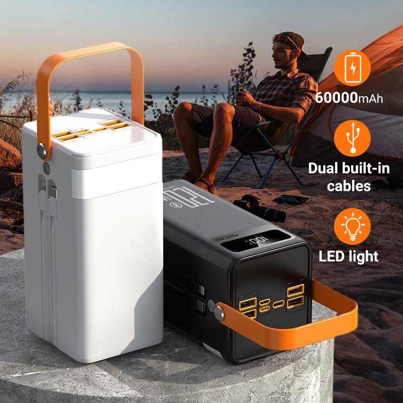 60000mAh High Capacity Power Bank with LED Light