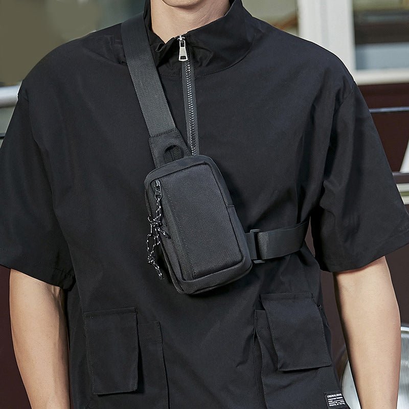 Multi-Compartment Sling Bag with Anti-Theft Back Pocket — Organise Your EDC, Protect Your Valuables - Image 3