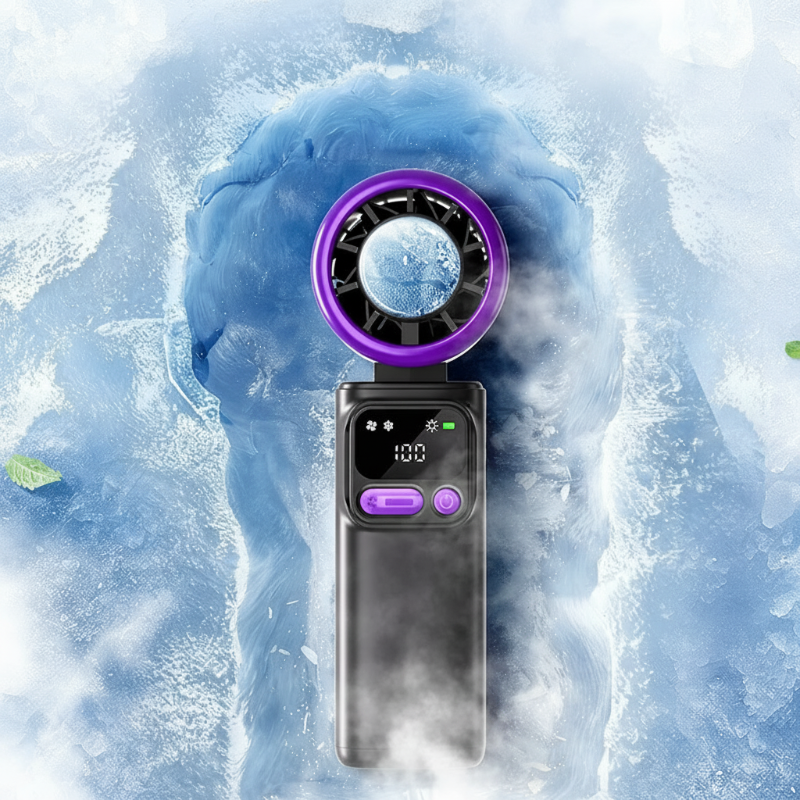 199-Speed Digital Display HandheldCooling Fan - Image 3