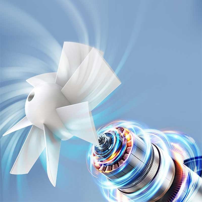 Outdoor High-Speed Waist-Mounted Portable Fan with Flashlight - Image 3