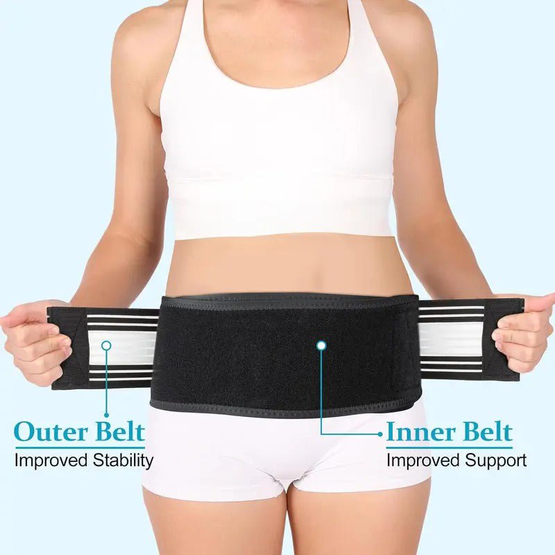 SI Joint Belt for Sciatica Pain Relief – Breathable, Postpartum Support, Secure Fit - Image 2