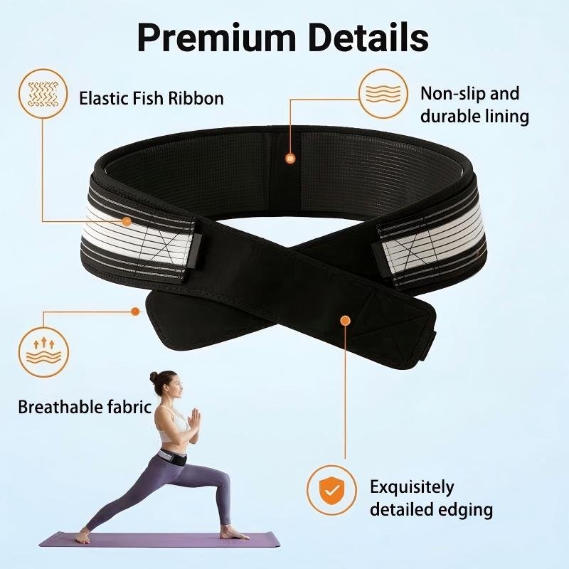 SI Joint Belt for Sciatica Pain Relief – Breathable, Postpartum Support, Secure Fit - Image 3