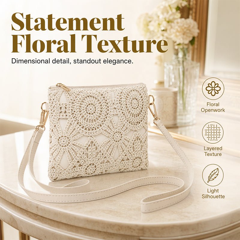 Versatile Floral Crossbody Bag - Image 2