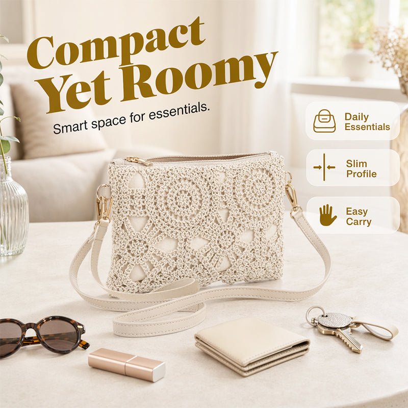 Versatile Floral Crossbody Bag - Image 3