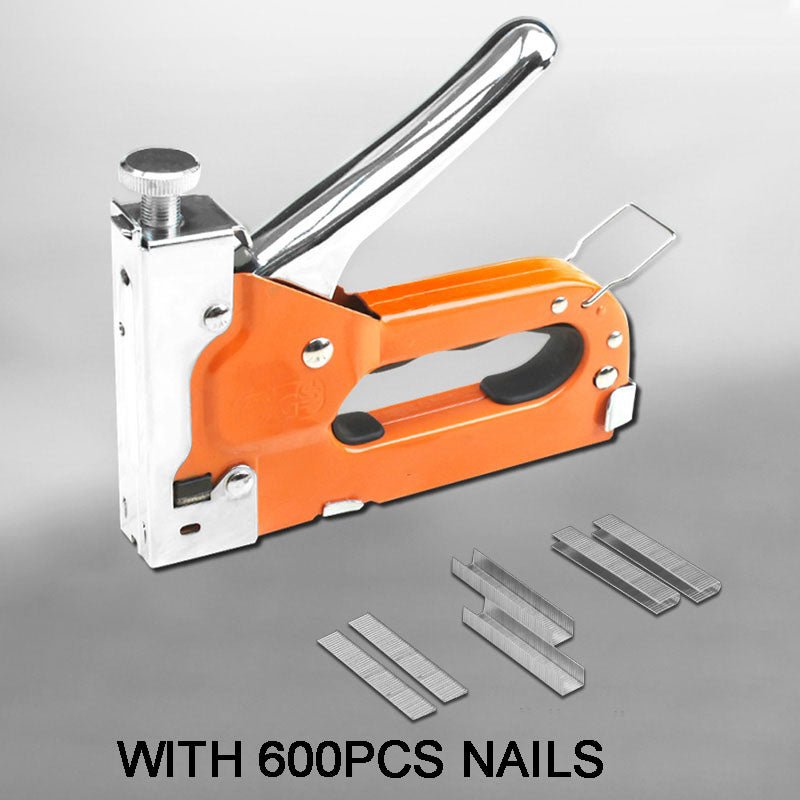 3-in-1 Woodworking Staple Nail Tool ā Manual, Alloy Steel, Adjustable Pressure - Image 2
