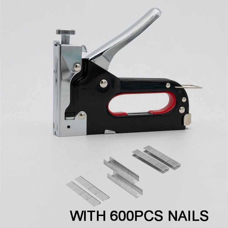 3-in-1 Woodworking Staple Nail Tool ā Manual, Alloy Steel, Adjustable Pressure - Image 3