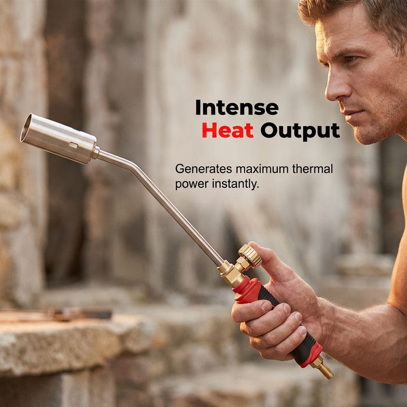 High-Power Gas Torch with Adjustable Flame Control - Image 2