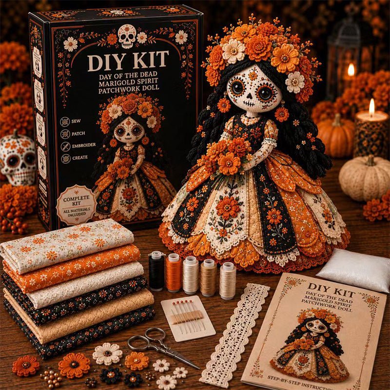 Skeleton bride craft kit – complete, detailed, perfect for Halloween decor - Image 2