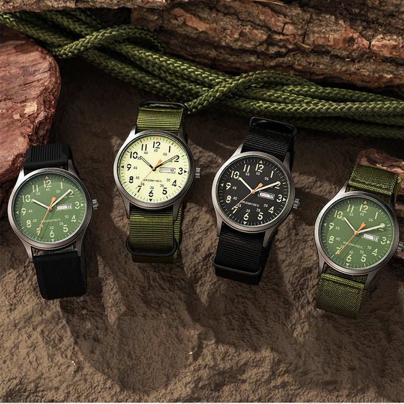 Men's Quartz Watch with Luminous Display – Dual Glow, 30M Water Resistant, Date Window - Image 3