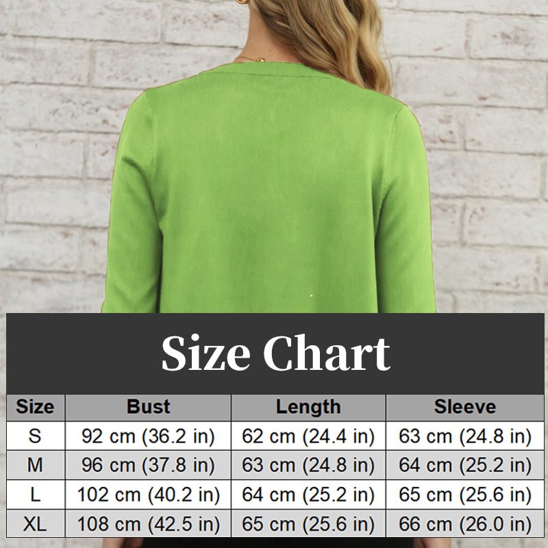 Women's Classic Crew Neck Cardigan - Image 3