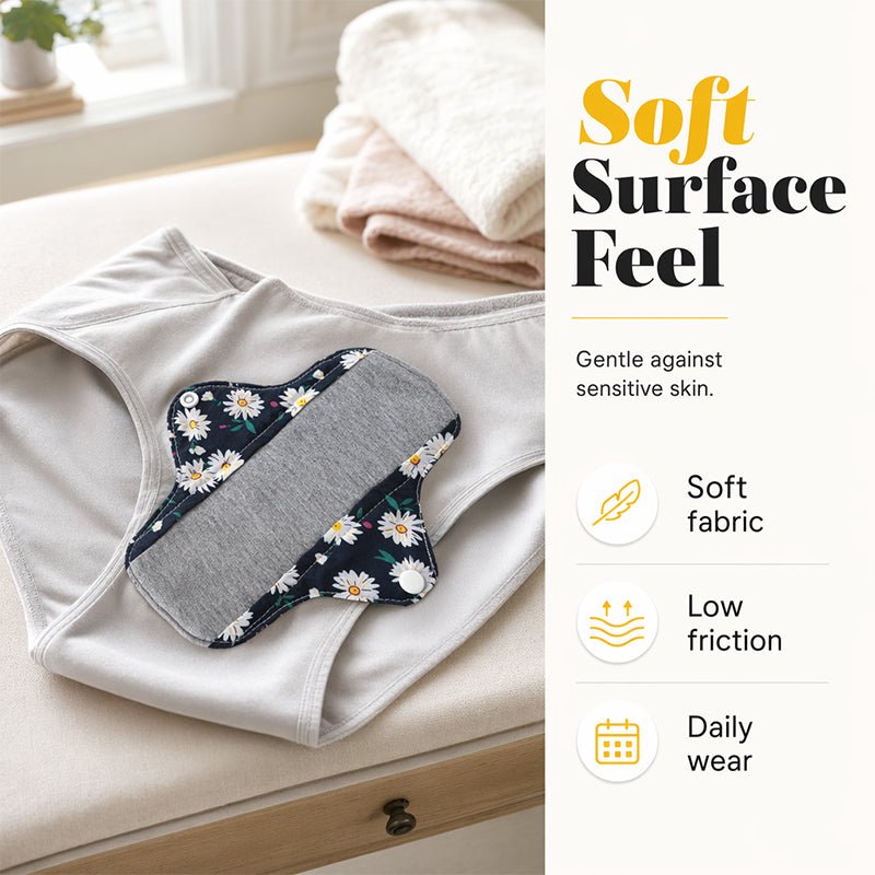 New Hot Sales - Just | Reusable Period Pads for Women – Soft Washable Leakproof Panty Liners for Everyday Comfort - Image 2