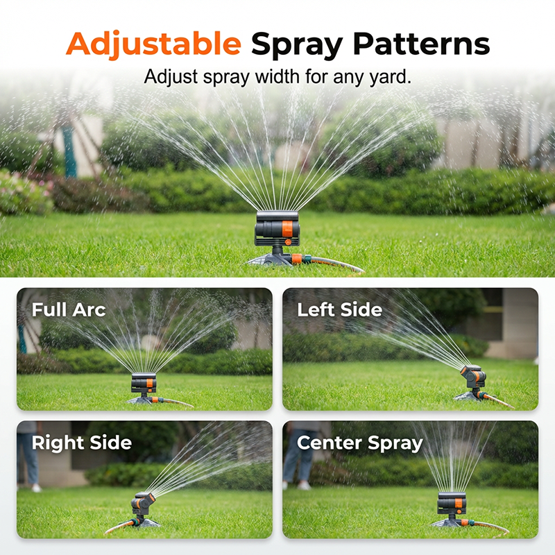 Keep Your Garden Fresh All Summer –Wide-Coverage Automatic Rotating Garden Sprinkler - Image 3