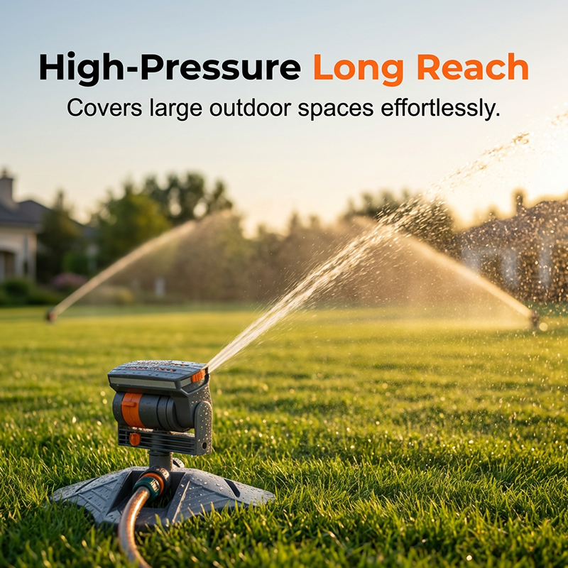 Keep Your Garden Fresh All Summer –Wide-Coverage Automatic Rotating Garden Sprinkler - Image 2