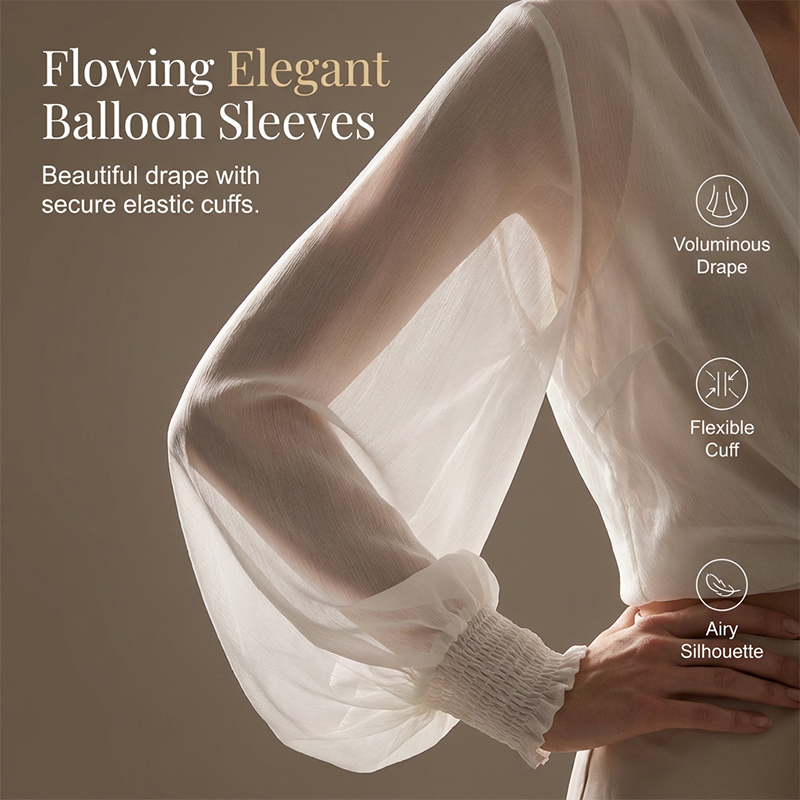 Lightweight Summer Cover-Up Cardigan — Open Front Chiffon Top for Holiday, Travel & Everyday - Image 3