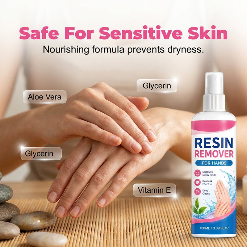 Gentle Resin Remover for Hands – Instantly dissolves sticky epoxy & UV resin. Safe for sensitive skin, no irritation. A must for crafters - Image 2