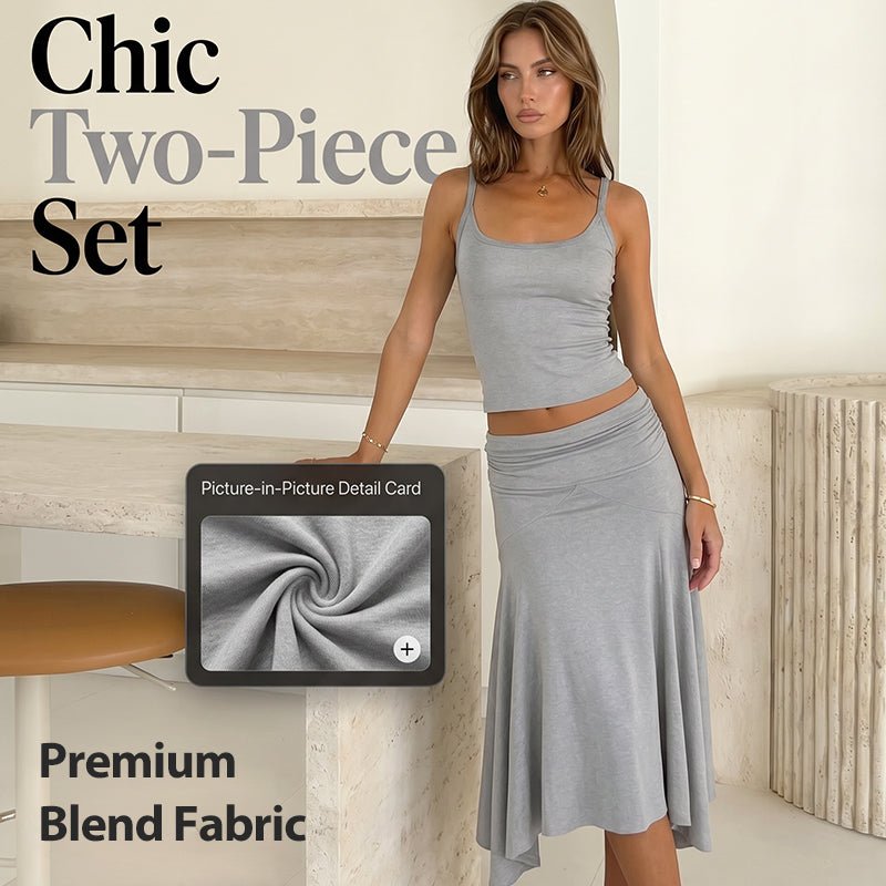 Chic Two-Piece Set – Flattering Silhouette, Premium Soft Fabric, Day-to-Night Versatile Style