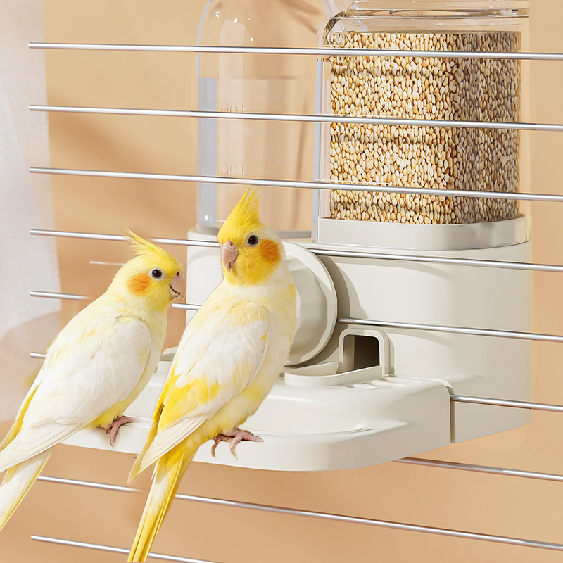 2-in-1 Automatic Bird Feeder and Waterer for Cage - Image 3