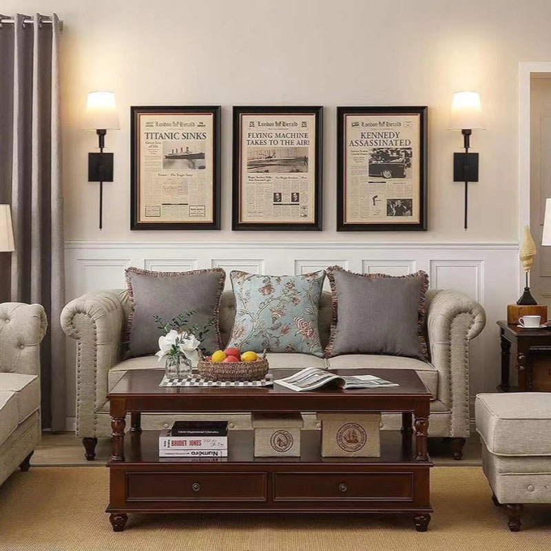Classic Fabric Shade Wall Light - Image 3