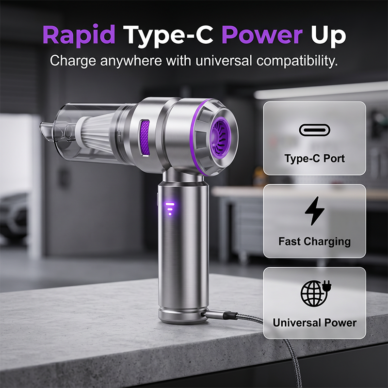 Cordless Car Vacuum Cleaner and Blower - Image 3