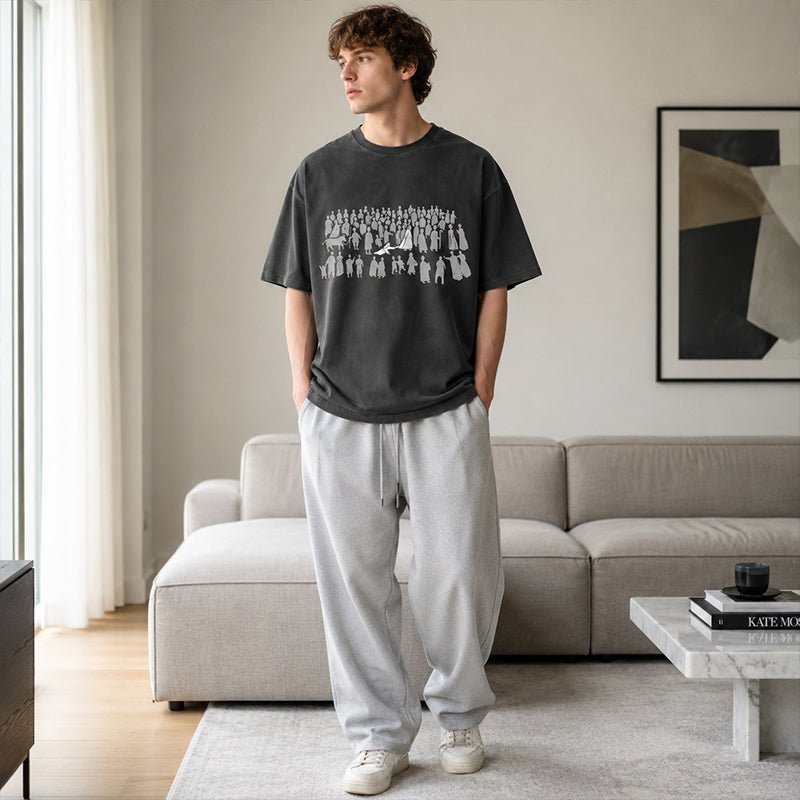 Pro-Favorite Washed Graphic T-Shirt – Polyester – Breathable