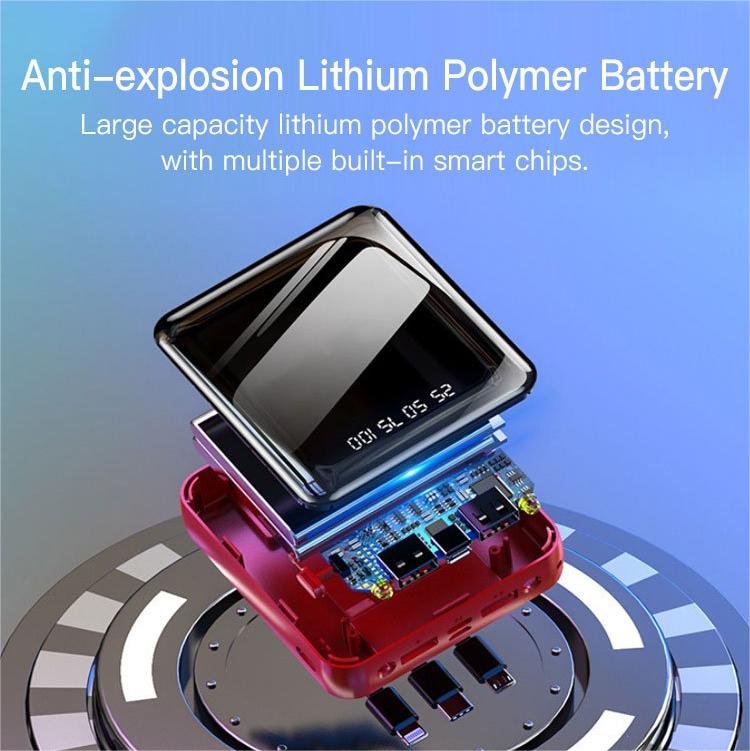 Mini Portable Power Bank Pocket-Sized Power, Ready When You Are – Never Run Out of Battery Again - Image 3