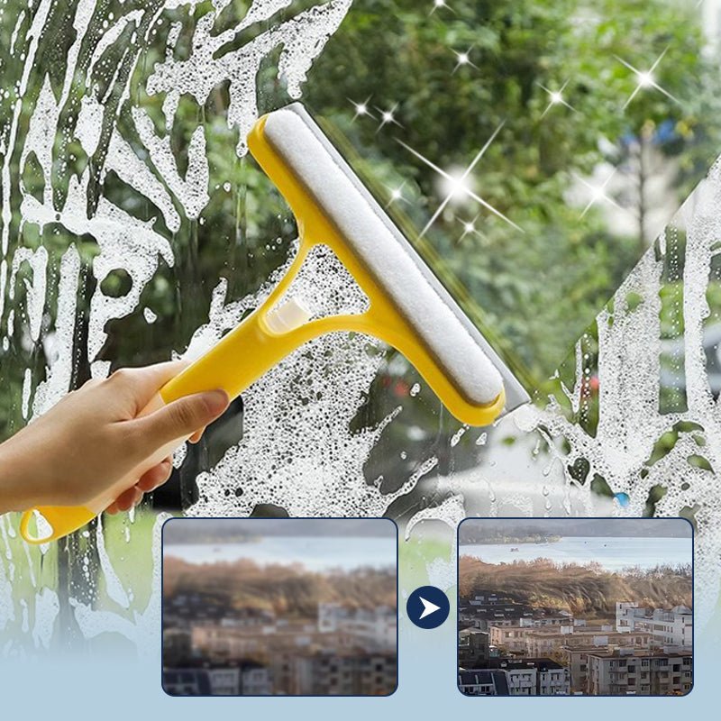 3-in-1 Multi-Function Wiper with Sprayer Spray, Squeegee & Shine – One Tool, Every Surface, Streak-Free