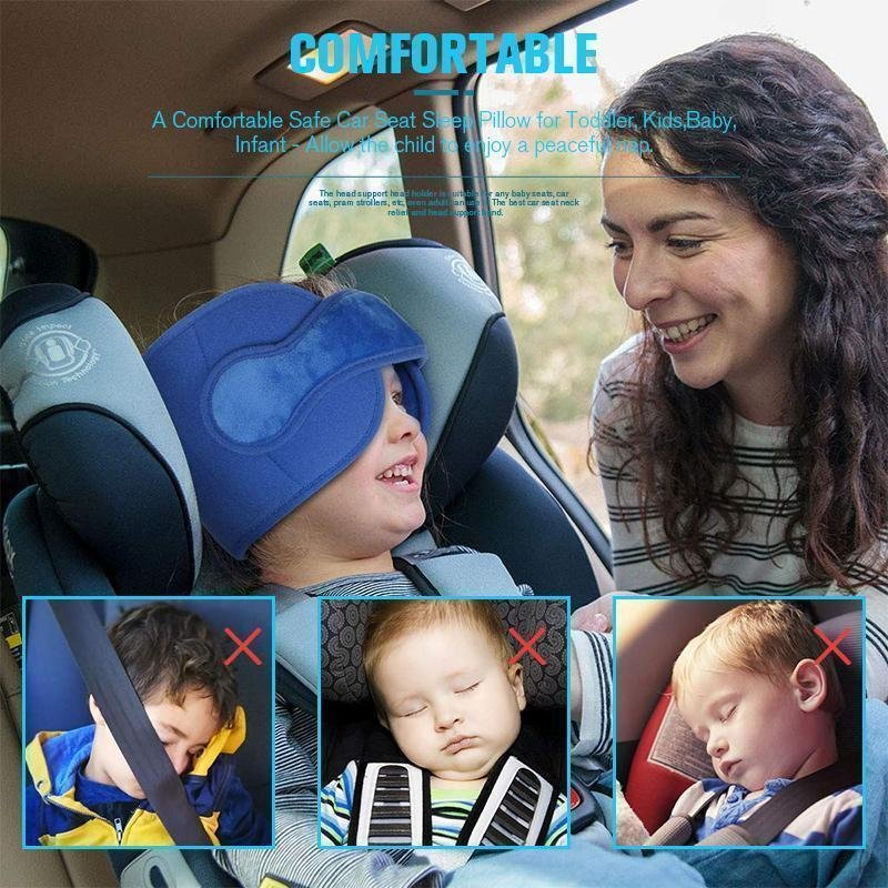 Car Sleeping Head Support Band – Adjustable, soft & supportive – Prevents head drop for comfortable naps on the go