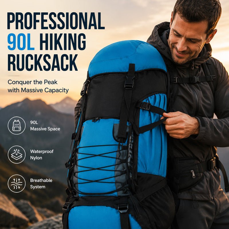 Large Capacity Travel Backpack – Spacious compartments, comfortable straps & durable – Perfect for weekend trips & daily commutes