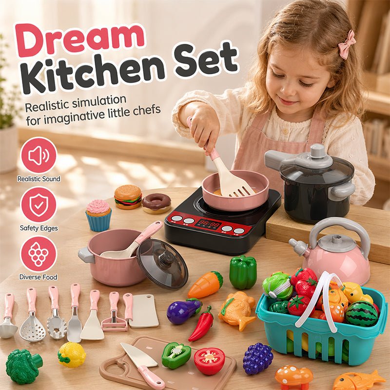 Kids' Toy Kitchen—Create fun camping adventures and let children cook just like grown-ups