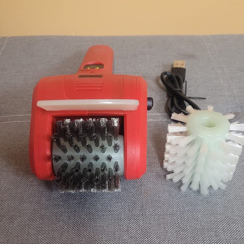 Electric Grill Cleaner with Rotating Steel Brush - Image 3